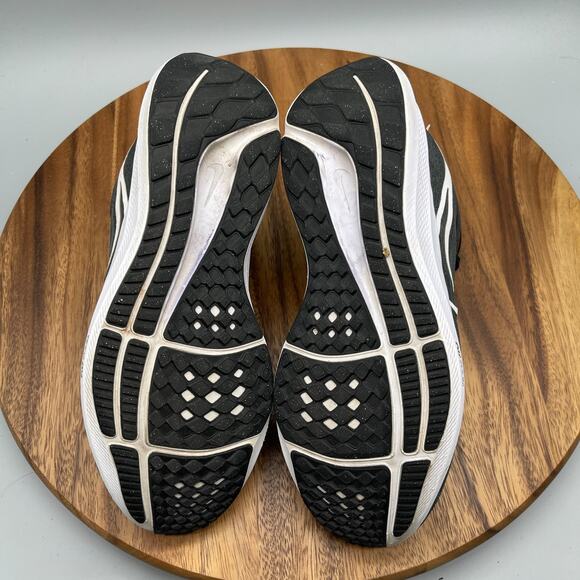 Nike Air Zoom Pegasus 39 Shoes Womens Size 9 Black Running Comfort Gym Sneakers - Picture 7 of 8